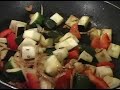 Bacalla amb sanfaina