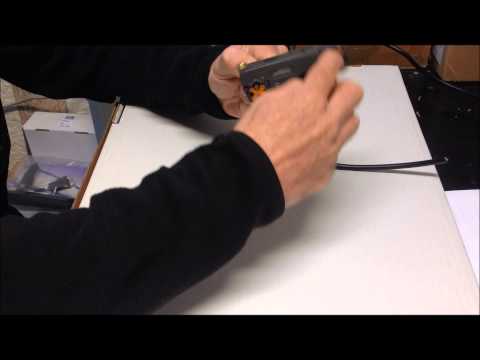 how to fasten cable to wall