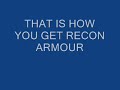 How to get Recon Armour