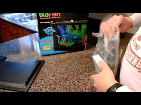 GloFish Aquarium Set Up Part 1 LED Lights