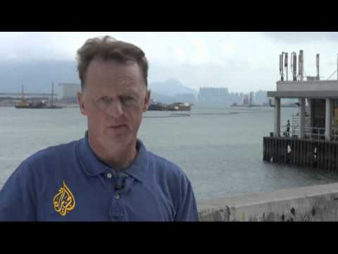 Pollution - Hong Kong's harbour is home to unique pink dolphins, but there are growing concerns pollution is damaging their habitat. The dolphins inhabit some of the bus...