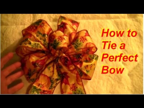 how to make xmas bows