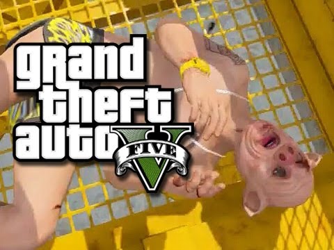 GTA 5 Online Funny Moments - The World's Best Treadmill! (GTA V Funny Moments!)