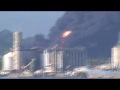 Fire at Gulf Refinery Guaynabo Puerto Rico