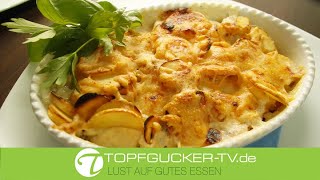 Pastinaken Gratin | Vegetarisches Rezept | Topfgucker-TV