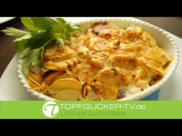 Pastinaken Gratin | Vegetarisches Rezept | Topfgucker-TV
