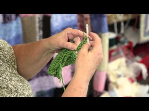 eHowArtsAndCrafts - Subscribe Now: http://www.youtube.com/subscription_center?add_user=ehowArtsandCrafts Watch More: http://www.youtube.com/ehowArtsandCrafts Crocheting a leafy,...