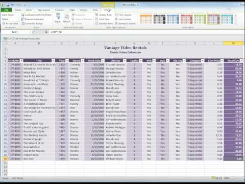 video-linktoworks-Adding averages and sums in the total row Excel