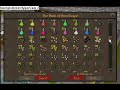 My very organized runescape bank