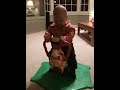 Mason on jumpy horse
