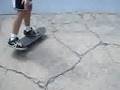 Eric's Skateboarding run attempt 1