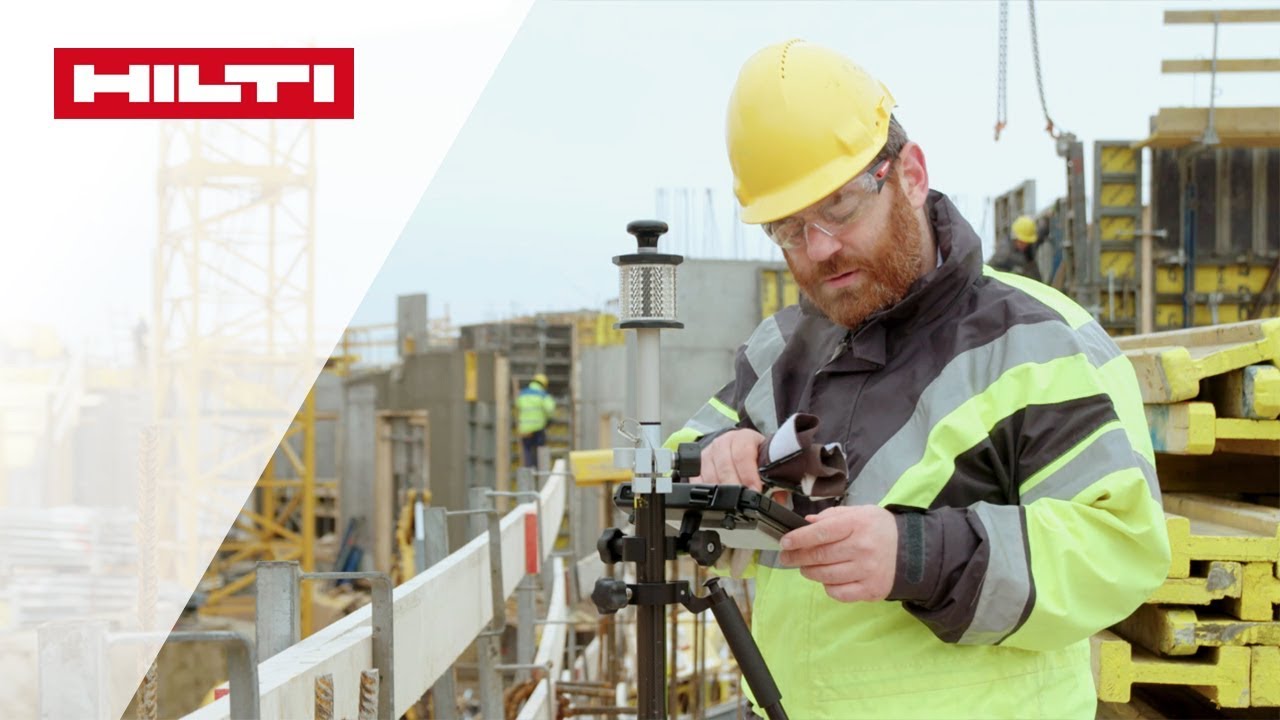 Construction Layout-Software für das PLC 400 Tablet von Hilti - Einfache Bedienung