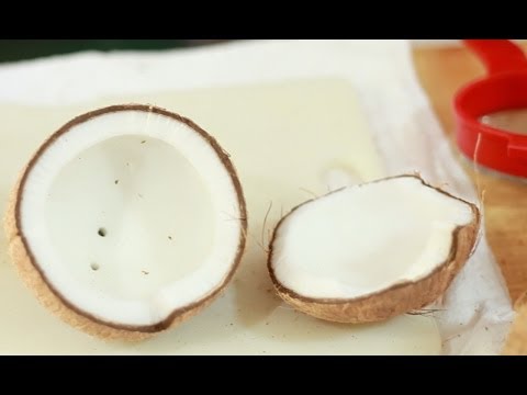 how to open coconut