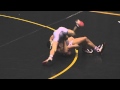 120 lbs. Championship Finals of Bobcat Classic at Basehor-Linwood High on 1/14/12. Dulgarian of St. Thomas Aquinas, KS (Red) vs. Perkins of Oak Park, MO (Green) 5-2 Decision in favor of Perkins Shot by Kyle Haas of TWC Metro Sports, Kansas City