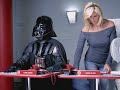 Darth Vader and Heidi Klum