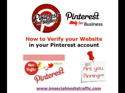 how to verify website on pinterest