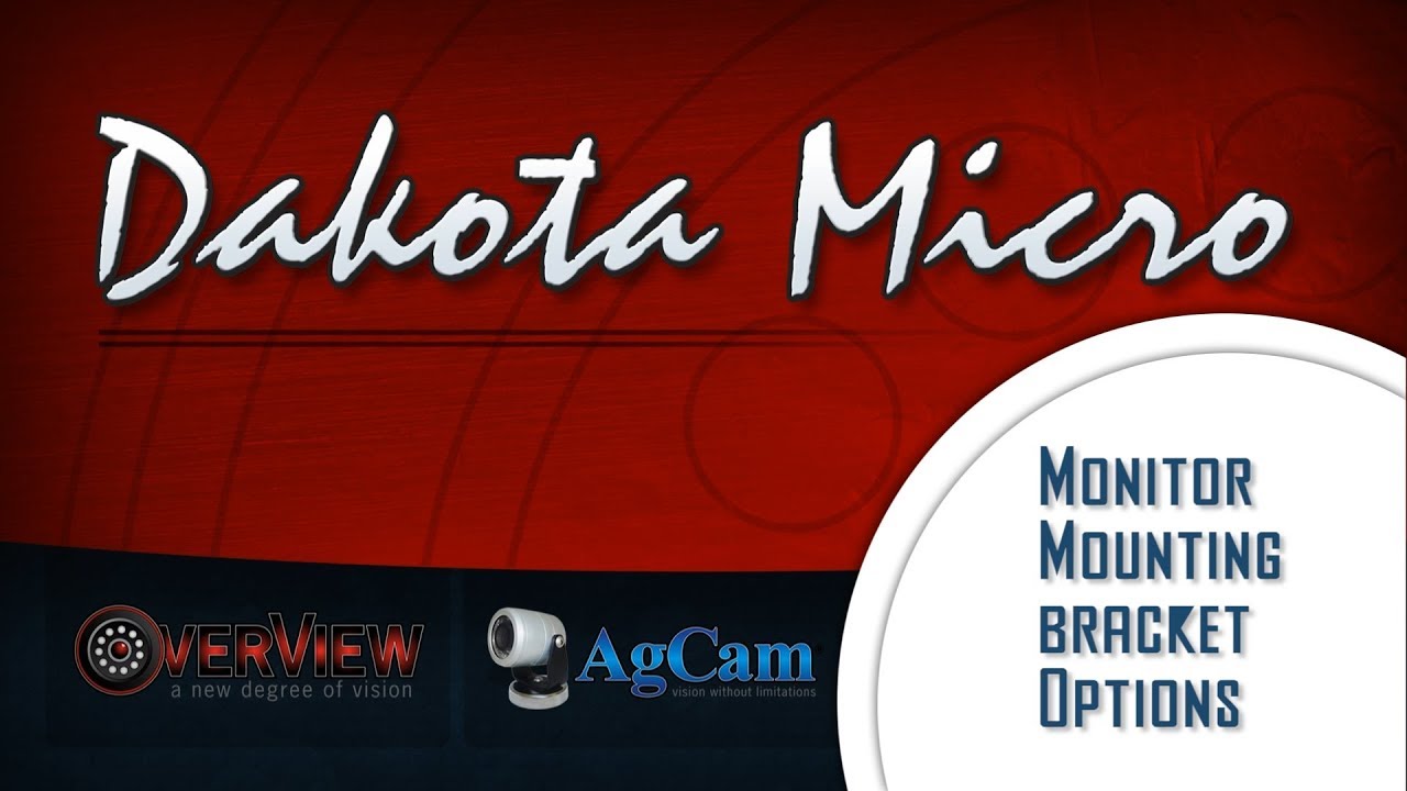 Dakota Micro | Standard Monitor Mounting with Brackets