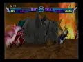 vegeta(gogetassj4666) vs goku(pelochain).2 matches.-7hp bars