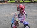 Alonna and her helmet