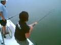 Marguerite shows How2 catch a 11lb Striper