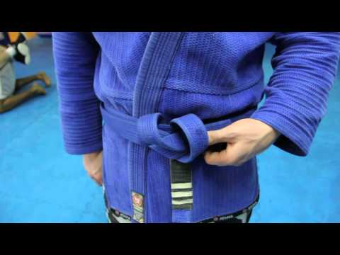 how to tie a belt for a gi