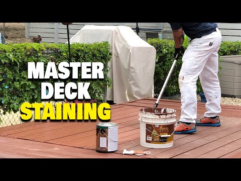 how to re oil a deck