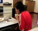 Ah Fai Watching footabll 3 + Eating