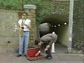 mr bean on street