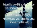 Daniel Bedingfield - If You're Not The One Lyrics On Screen