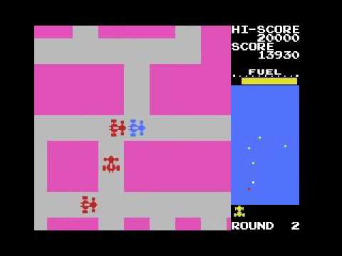 Rally-X (1984, MSX, NAMCO)