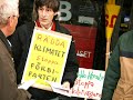 Demonstration mot regeringen