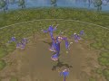 This video was created using the Spore Creature Creator.  Just playing around with my creation, the Knotted Wyurm.