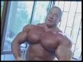 Markus Rühl biceps training and posing Markus Rühl biceps training and posing