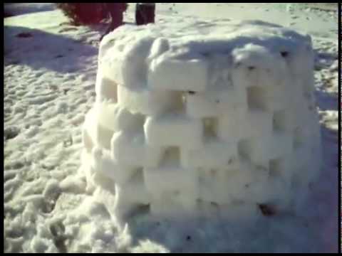 mortarlover123 - Cool Igloo me and my brother built.