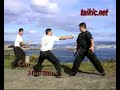 Pelea con tonfa Policial