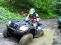 ATV in deep mud... ATV in deep mud...