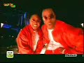 the infamous puff daddy aka p.diddy and hip hop 's queen bee lil' kim lends a hand on a notorious b.i.g. track 