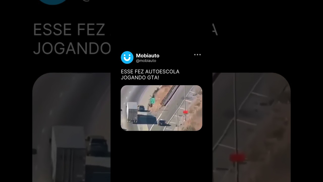 ESSE FEZ AUTOESCOLA JOGANDO GTA!