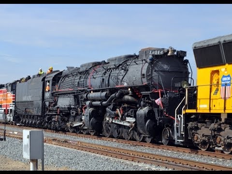 Train - In July of 2013, the Union Pacific Railroad reacquired Big Boy steam locomotive number 4014 from the Rail Giants Train Museum at the Pomona Fairplex with the...