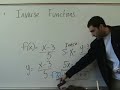 Algebra 2 - Inverse Functions