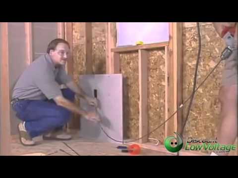 how to attach extension cord to wall