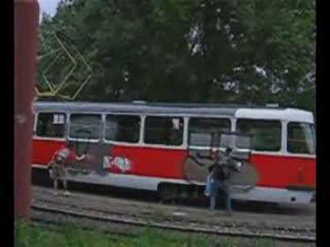 Tram graffiti