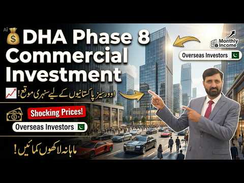 Lahore Real Estate Overseas Investors Special: High Rental Income Commercial Plots in Phase 8