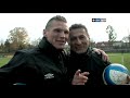 Robak i Świerczewski grają w siatkonogę