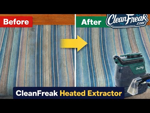 Youtube External Video Cleaning Church Pews with the CleanFreak Heated Carpet Spot Cleaner
