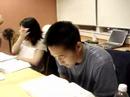 we were studying in 218 collis, and then suddenly it was his birthday.  and just as suddenly, we went back to studying.  even andrew.