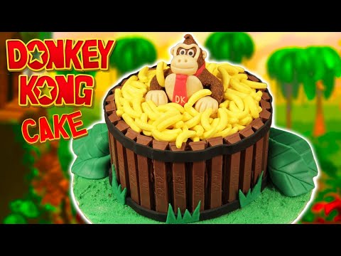 DONKEY KONG CAKE - NERDY NUMMIES