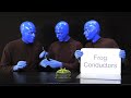 The Blue Man Group’s frog message