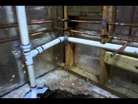 how to vent plumbing in basement