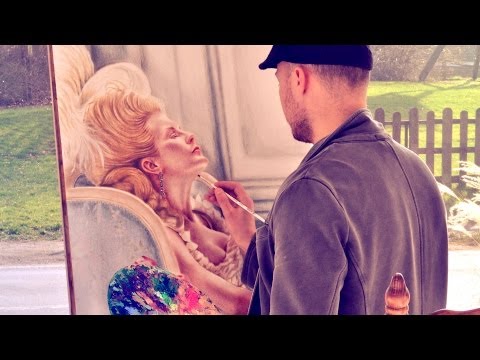 how to quickly dry a oil painting
